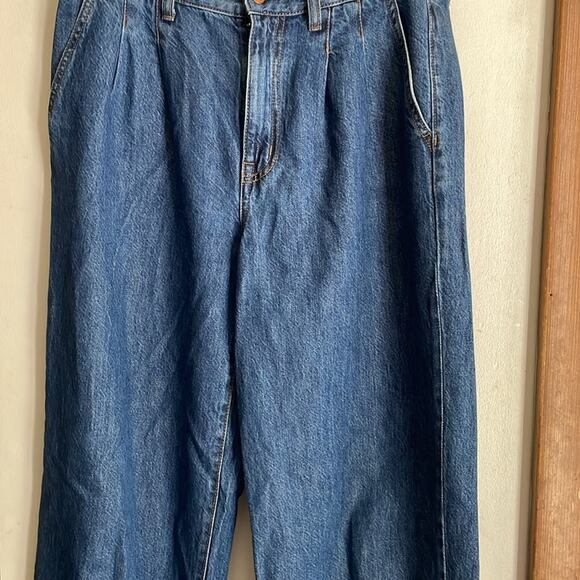 Madewell The Harlow Wide-Leg Baggy Straight Jean in Fairson Wash - Picture 5 of 16